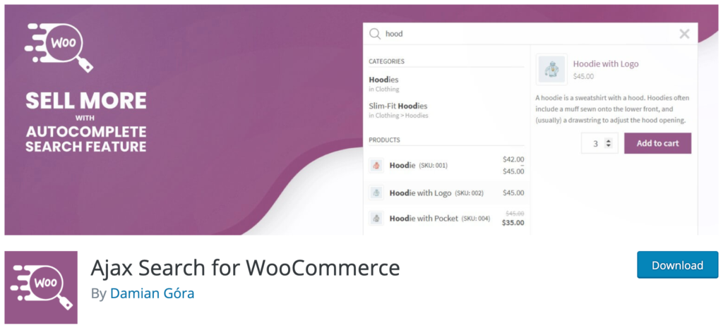 Ajax Search for WooCommerce